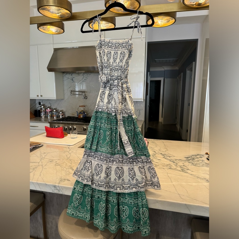 Tory Burch tiered bandana dress
